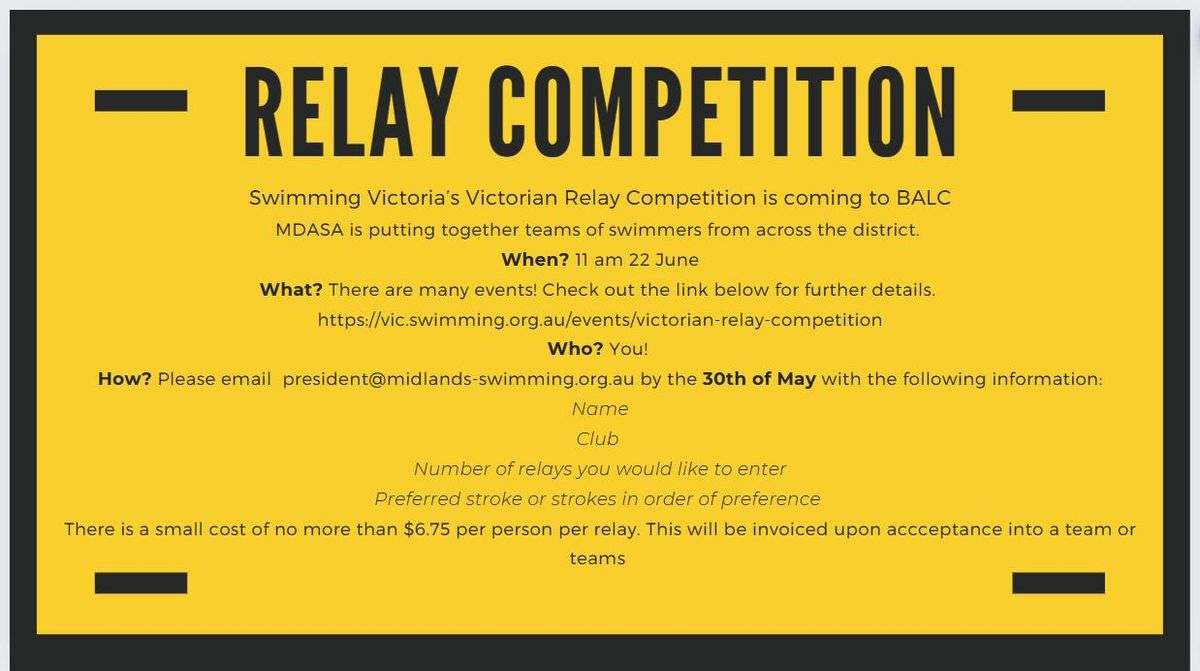 Victorian Relay Competition