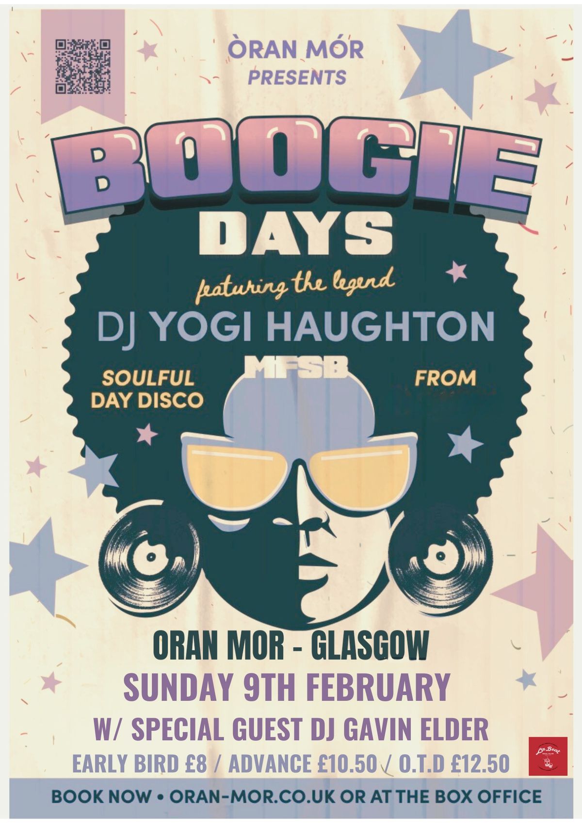 Boogie Days (Day Disco) w\/ Yogi Haughton and Special Guest DJ Gavin Elder!