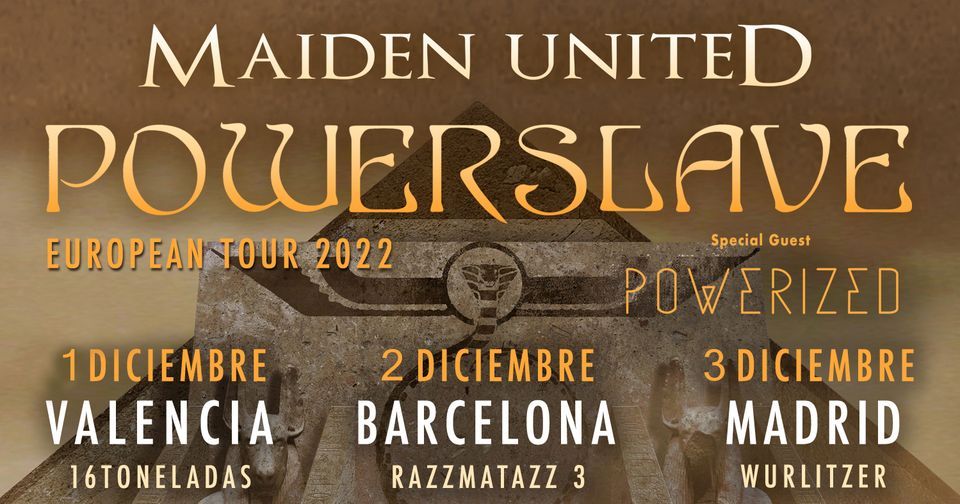 Maiden uniteD - Powerslave European Tour | Madrid