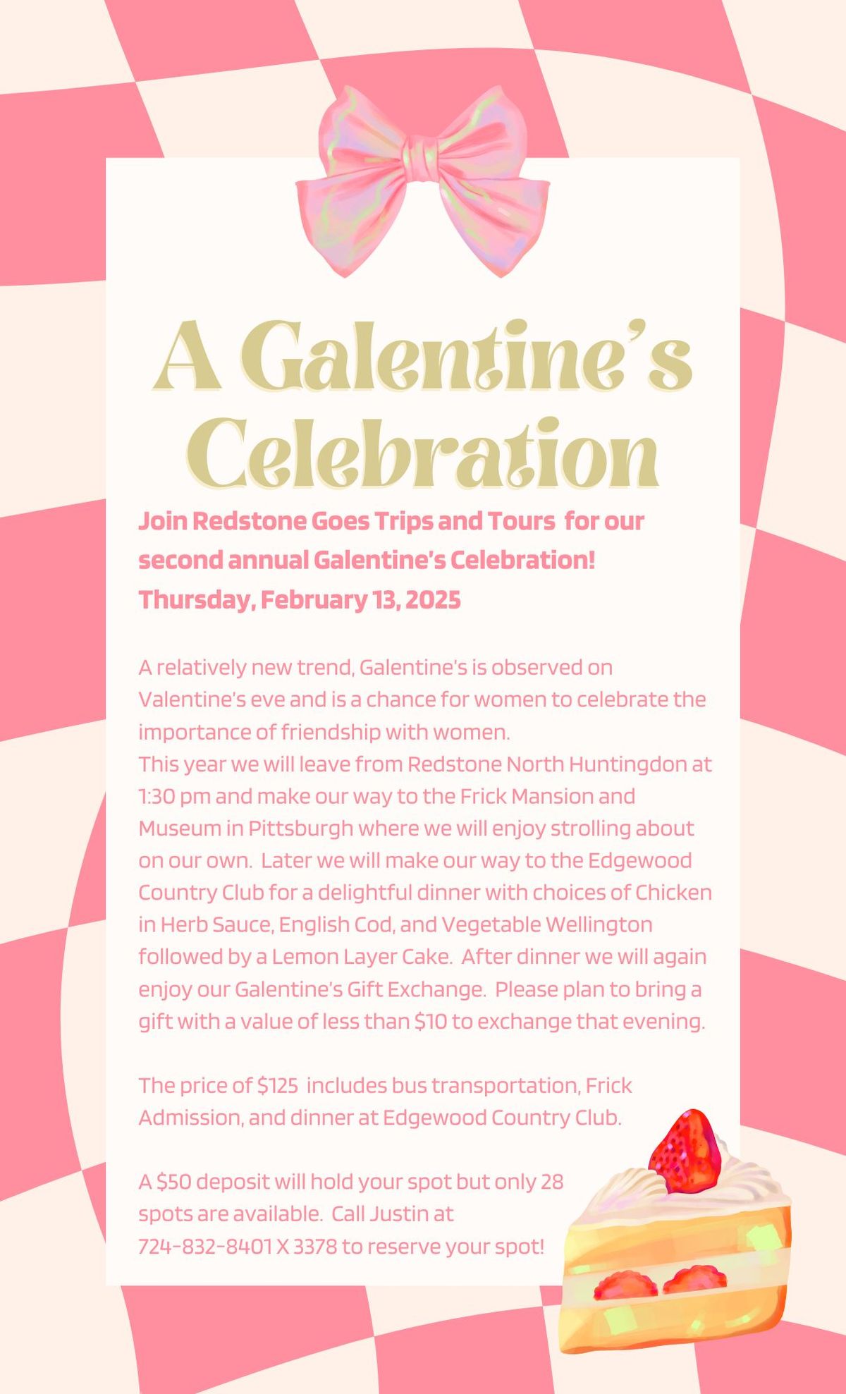 A Galentine's Day Out (for women only)  