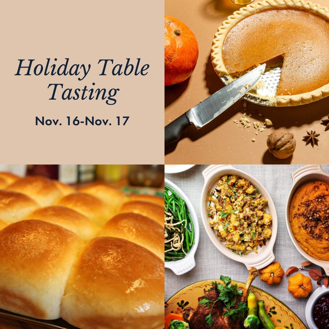 Holiday Table Tasting