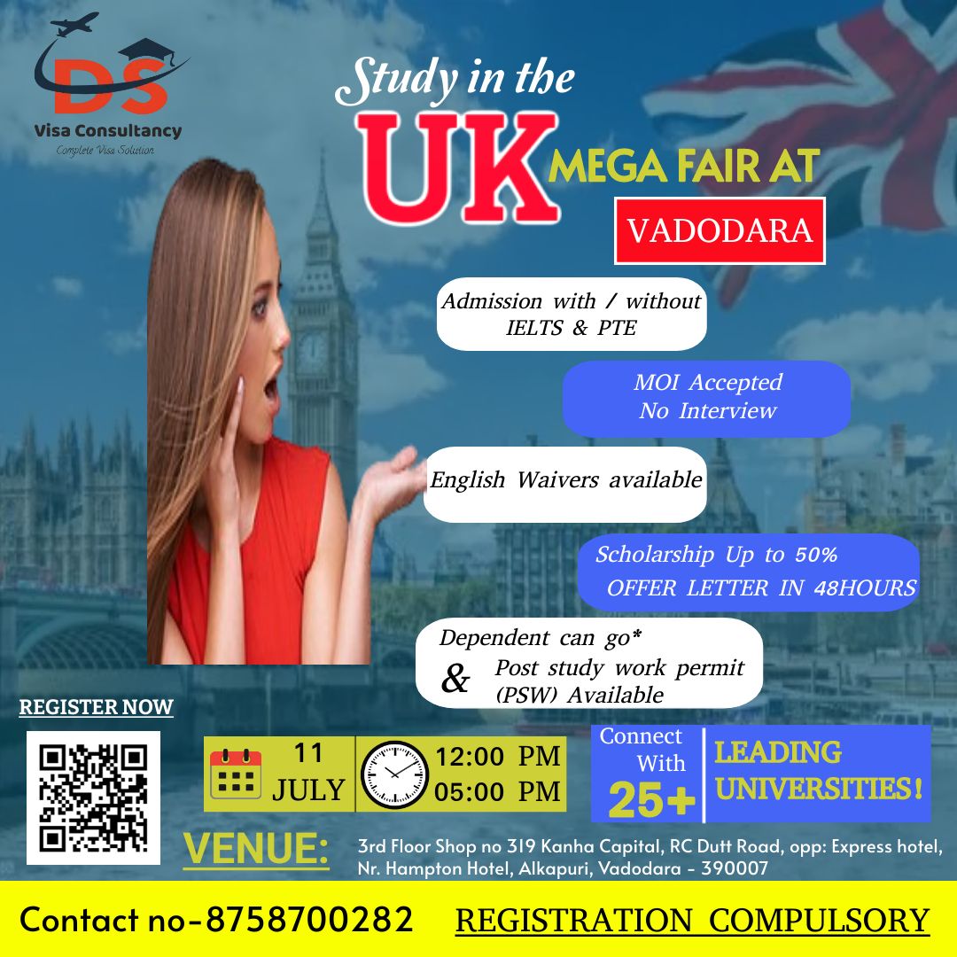 STUDY IN THE UK - MEGA FAIR AT VADODARA