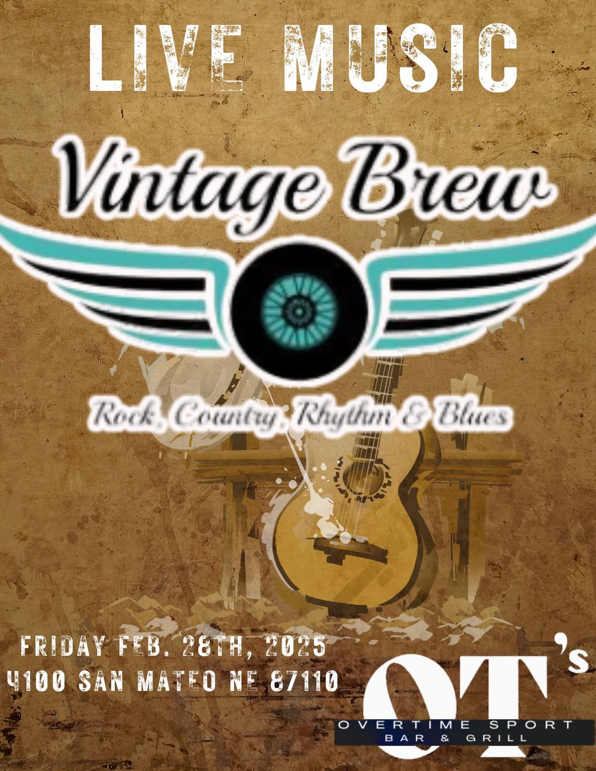 Live Music- Vintage Brew