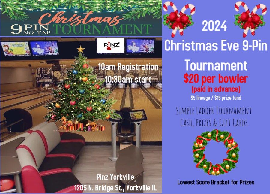 Annual Christmas Eve 9-Pin Tournament at Pinz Yorkville