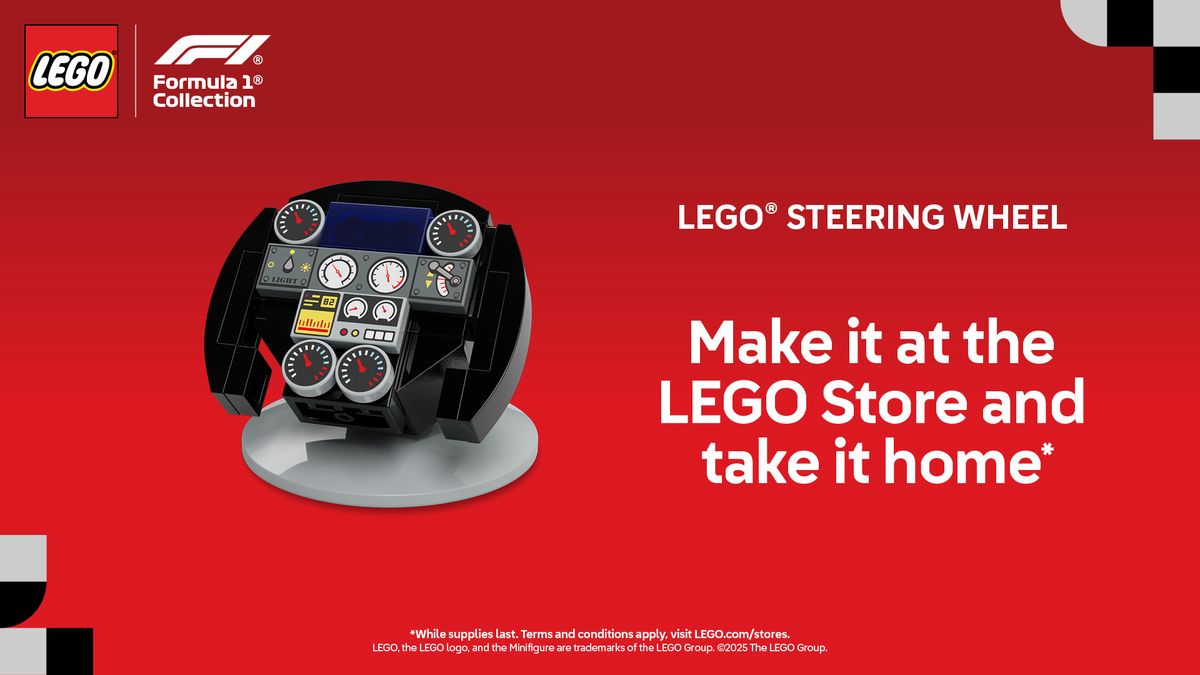 Build a  LEGO\u00ae Steering Wheel