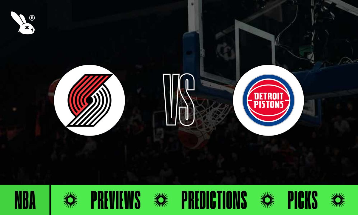 Portland Trail Blazers at Detroit Pistons at Little Caesars Arena