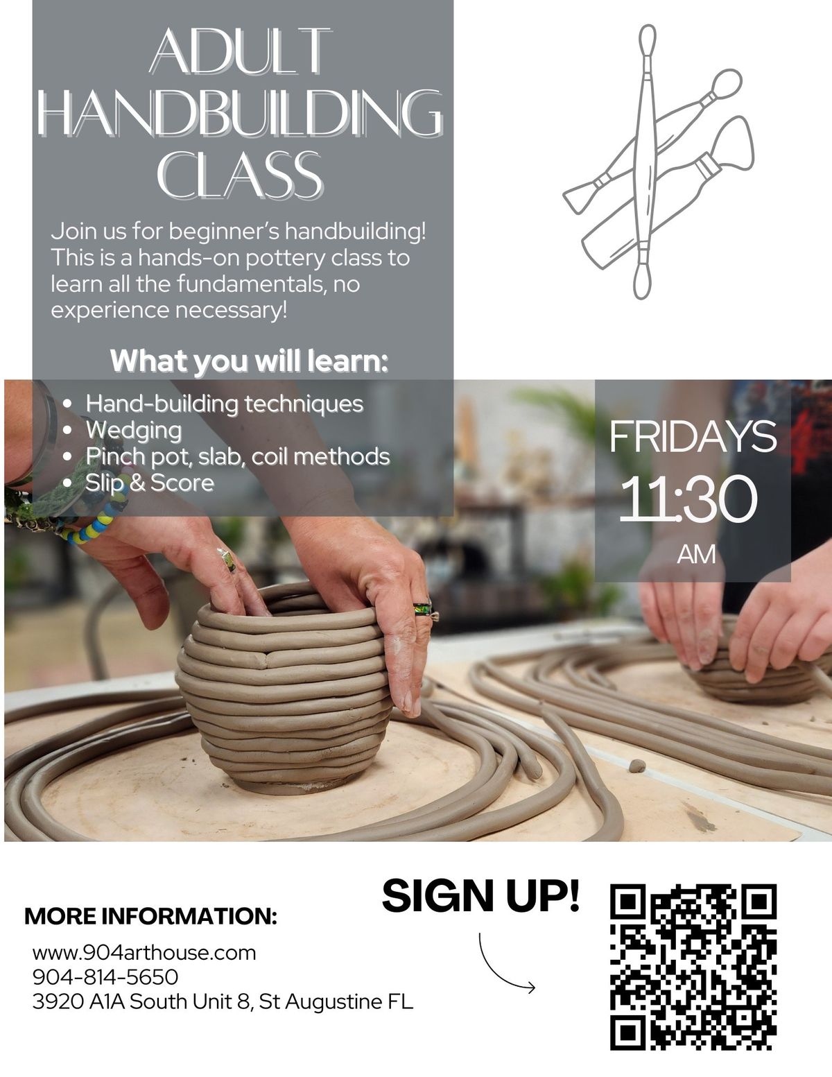 Adult Hand-Building Fundamentals Class