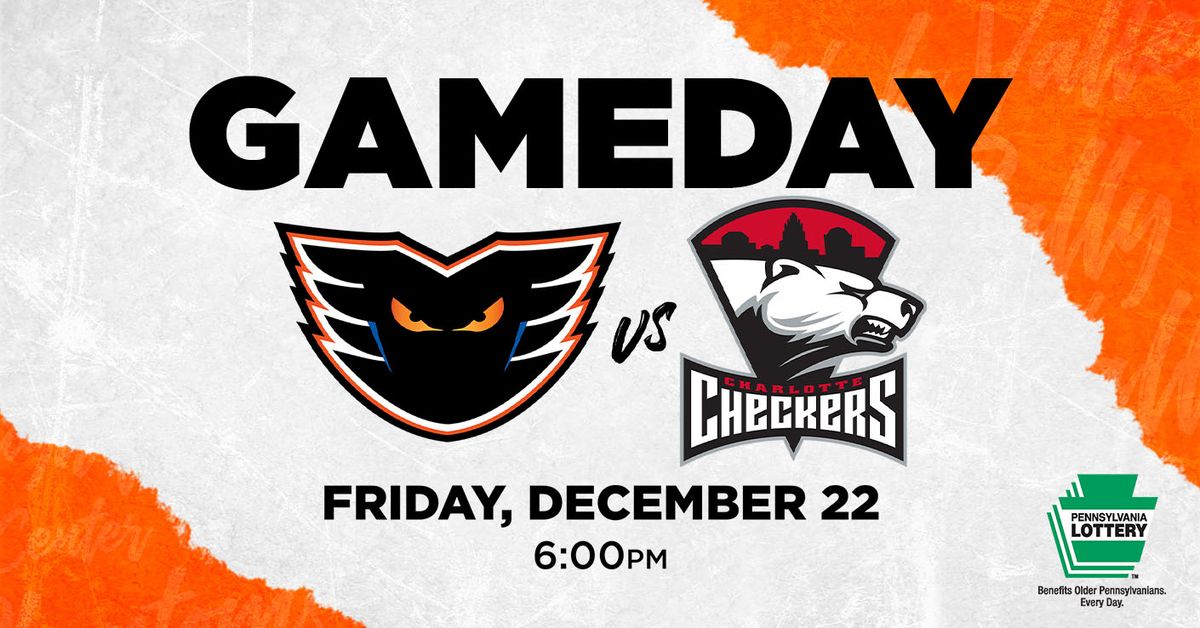 Lehigh Valley Phantoms at Charlotte Checkers at Bojangles Coliseum