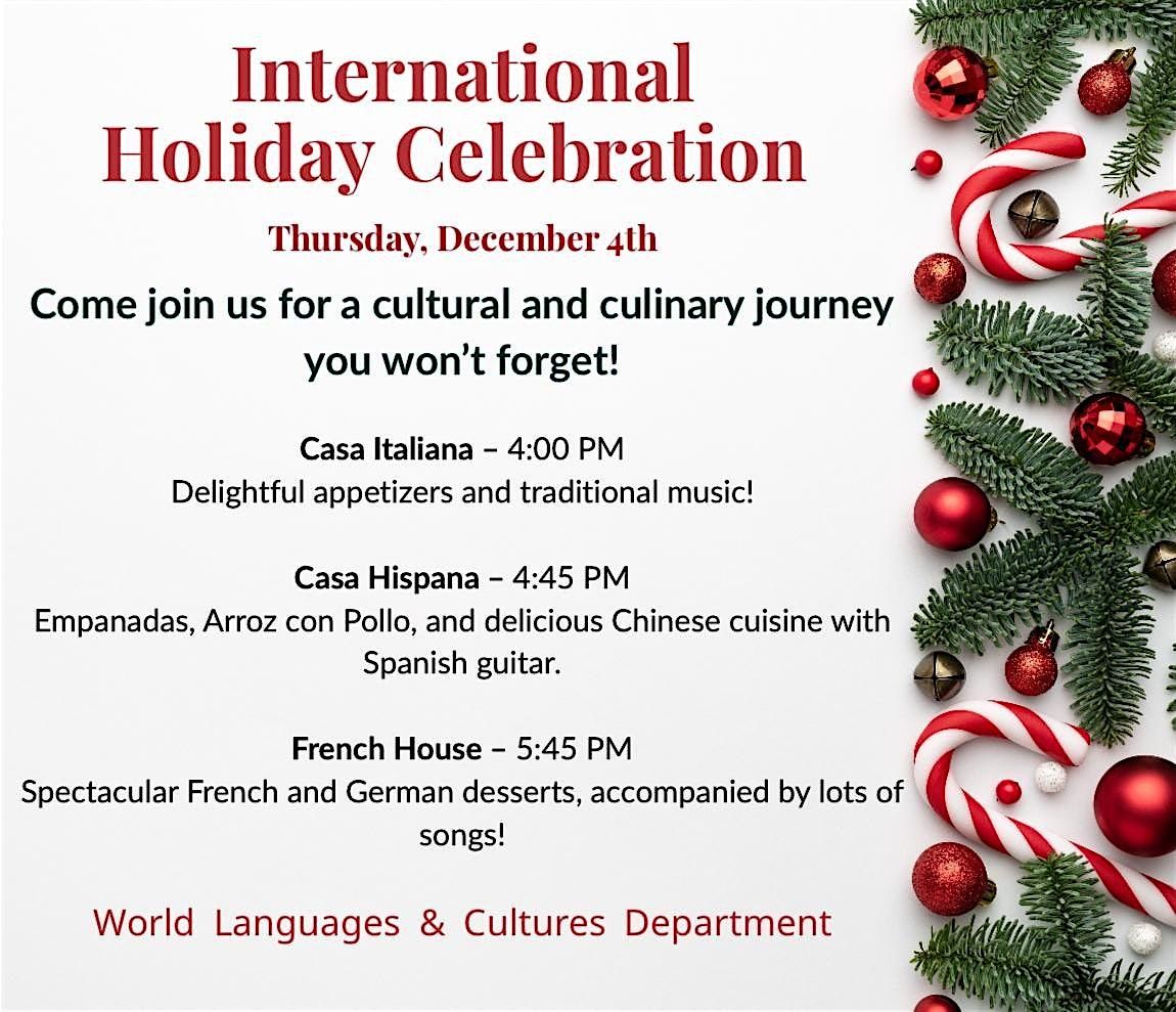 International Holiday Celebration
