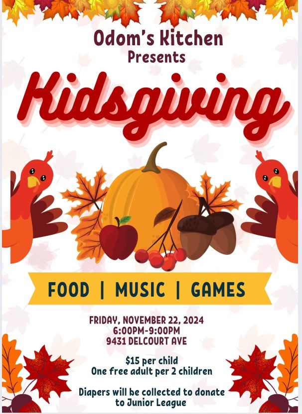 Inaugural Kidsgiving hosted by CEO and Josiah 