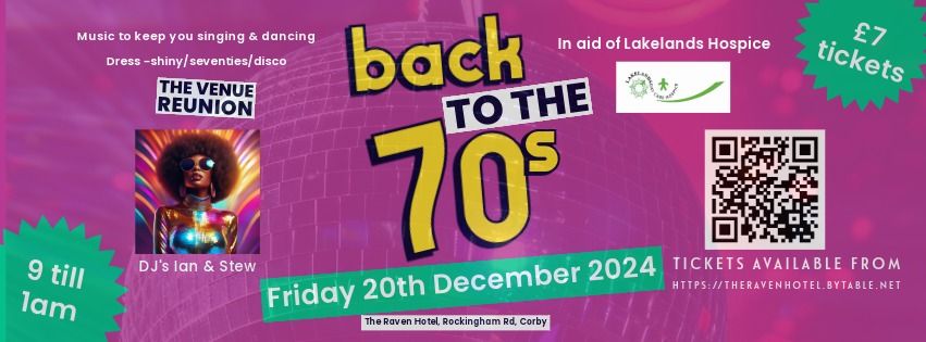 70's Night- Friday 20\/12\/24