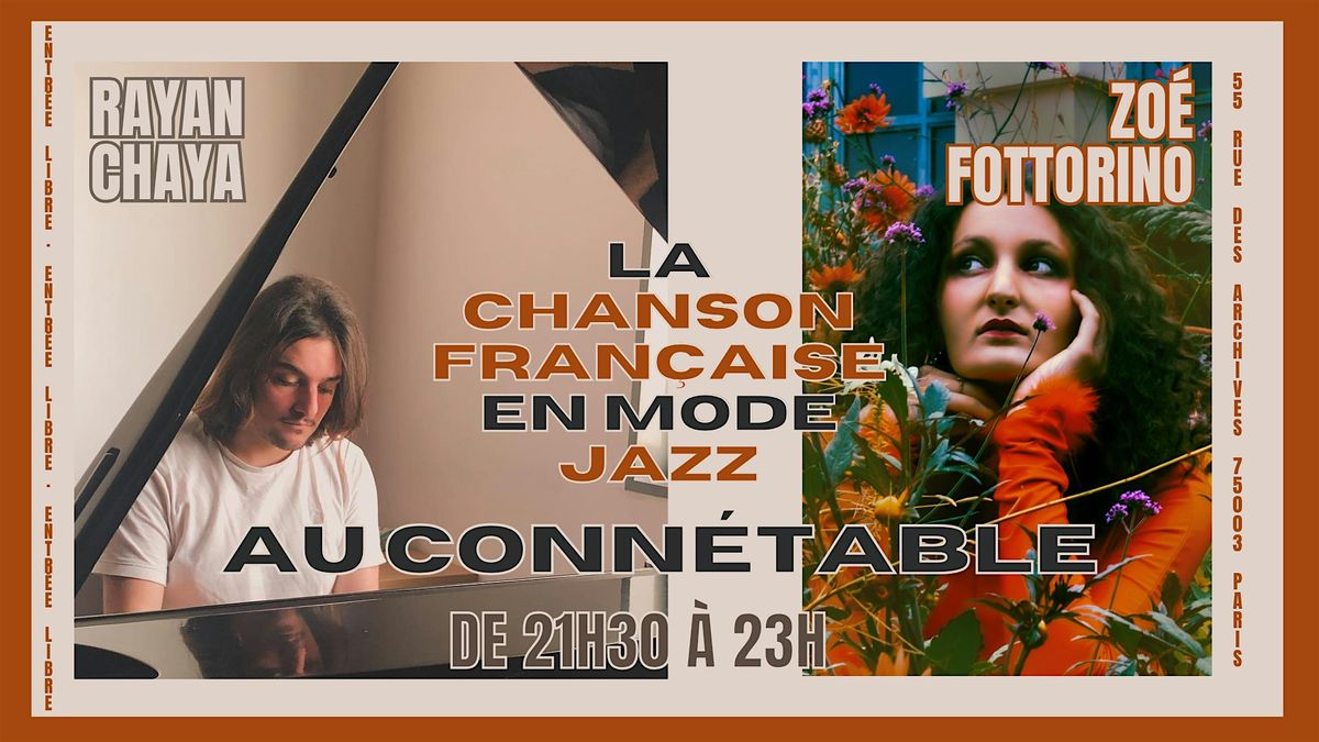 La chanson fran\u00e7aise en mode jazz