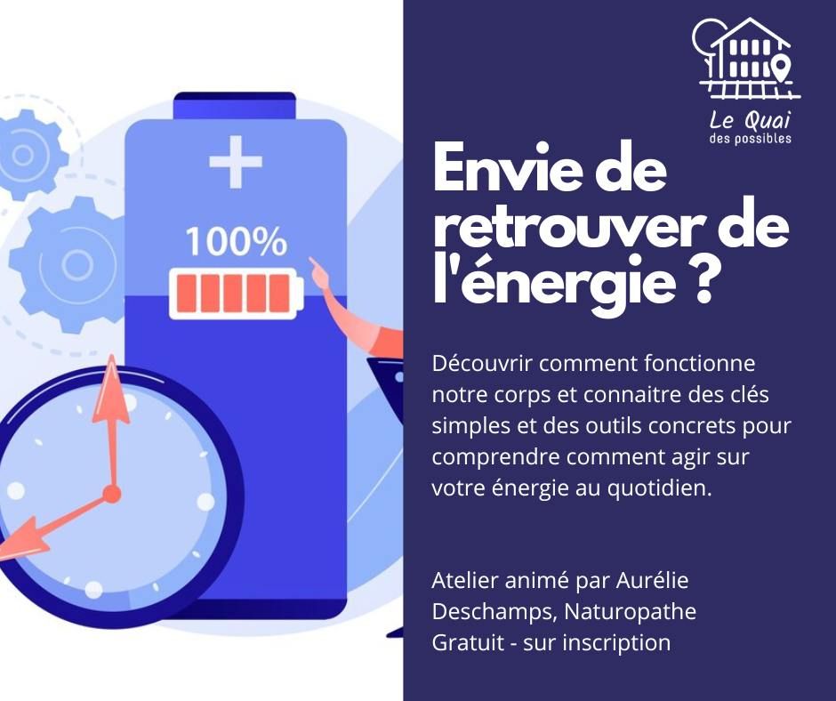 Atelier Reprenez le contr\u00f4le sur votre \u00e9nergie