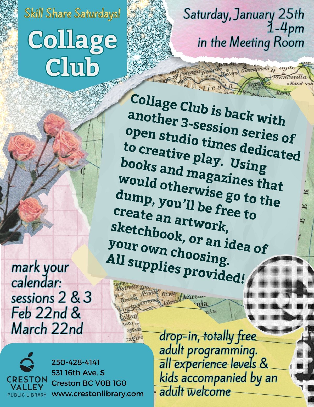 SkillShare Saturday - Collage Club!