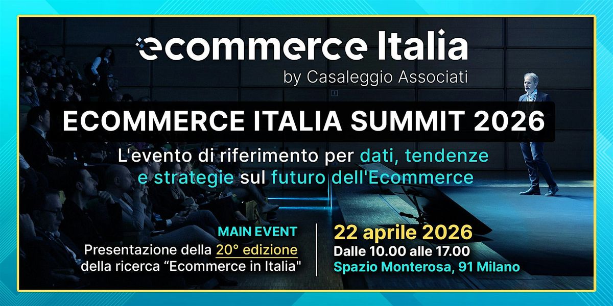 Ecommerce Italia Summit 2026
