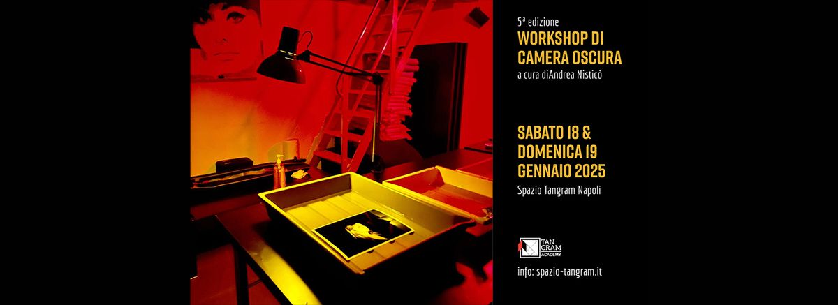 Workshop di sviluppo e stampa in Camera Oscura | con Andrea Nistic\u00f2 | 18\/19 gennaio 2025