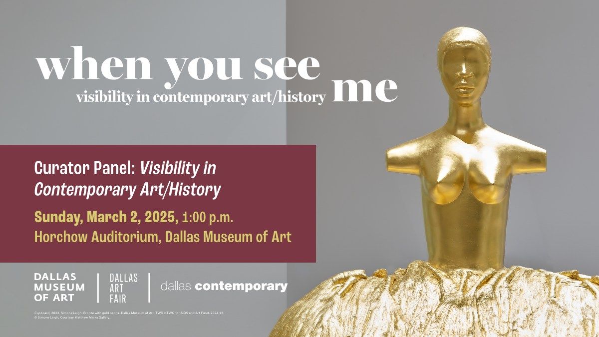 Curator Panel: Visibility in Contemporary Art\/History!