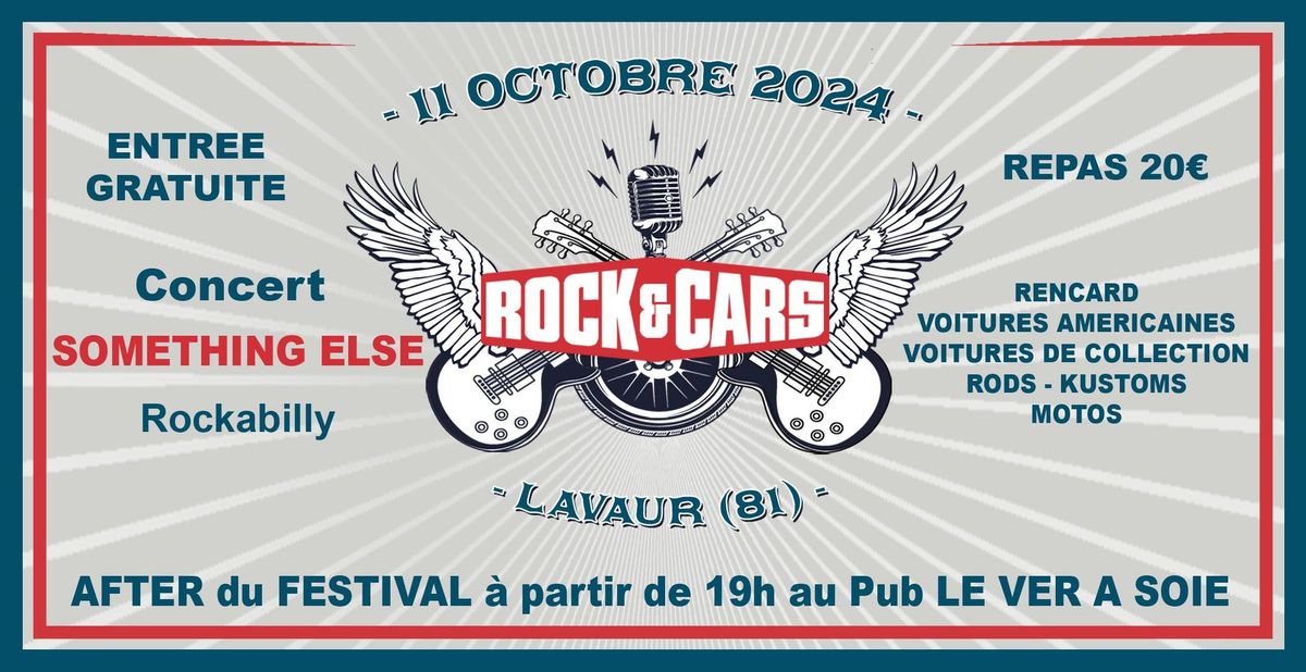 AFTER du festival ROCK\u2019&\u2019CARS le 11 octobre 2024 avec le groupe SOMETHING ELSE au Ver A Soie