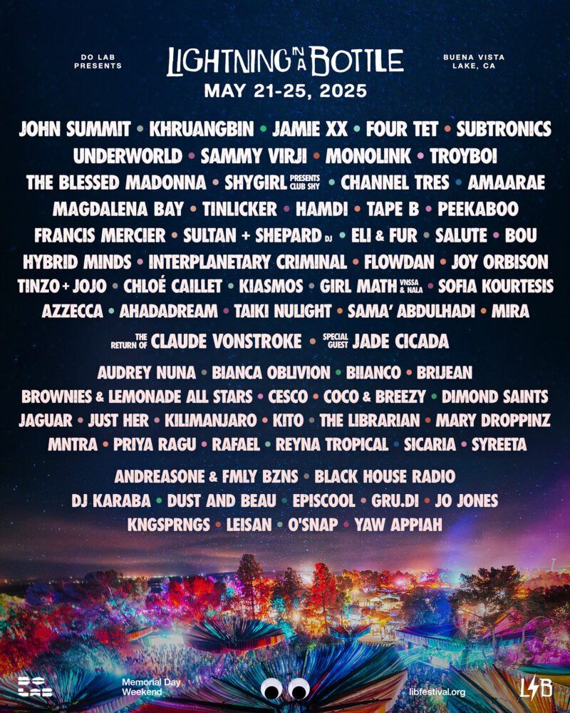 Lightning In A Bottle with John Summit, Khruangbin, Jamie **, and more (5-Day Pass)