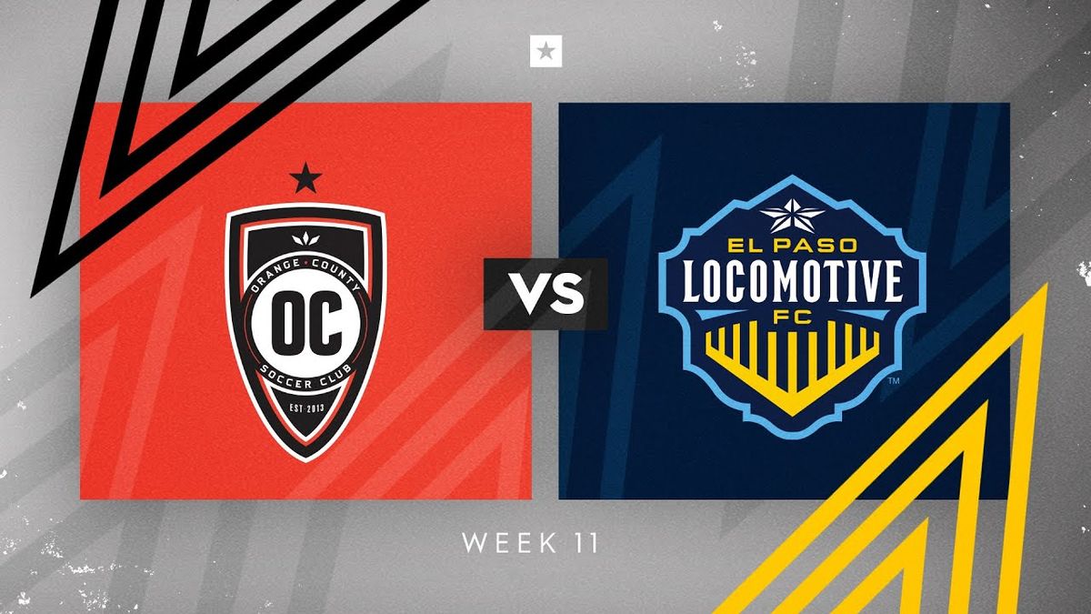 El Paso Locomotive FC at Orange County SC