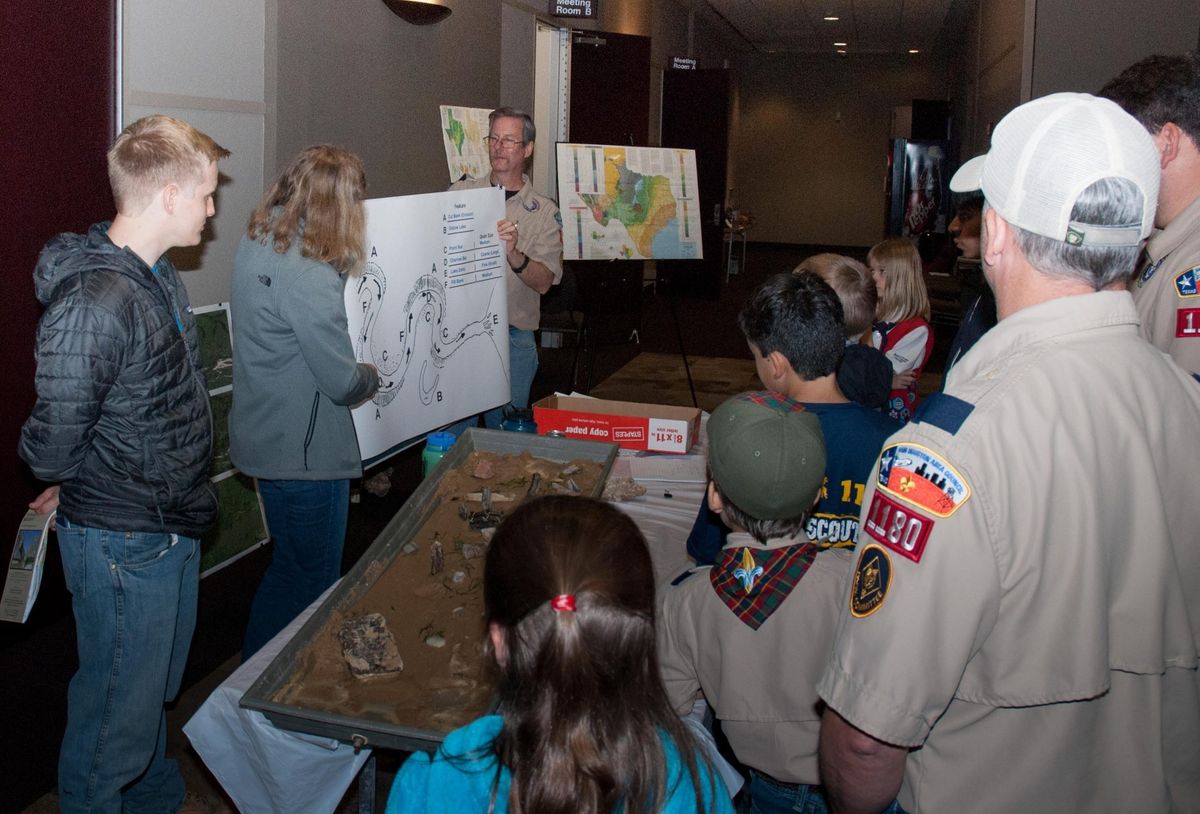 Scout Geology Merit Badge Program at the HGMS Annual Gem, Mineral, Jewelry & Fossil Show