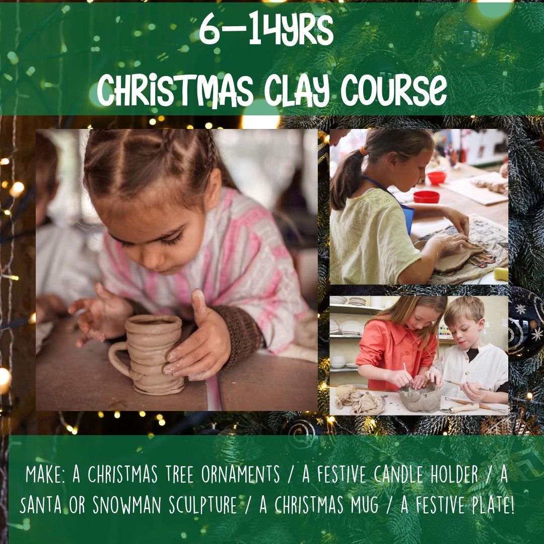 \ud83c\udf84 Children's Hand-Building Pottery Course: Christmas Edition \ud83c\udf84