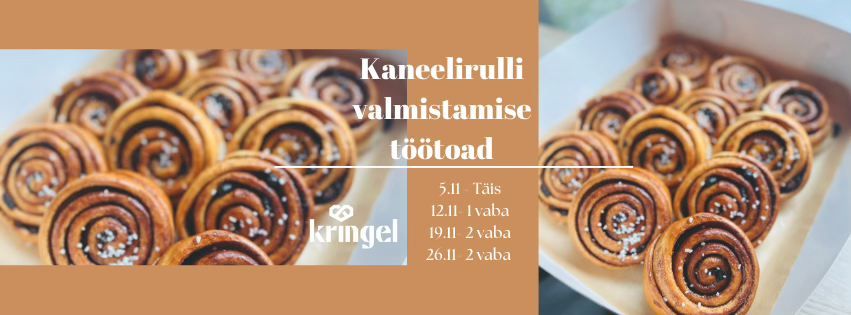 Kaneelirulli vamistamise t\u00f6\u00f6toad Novembris