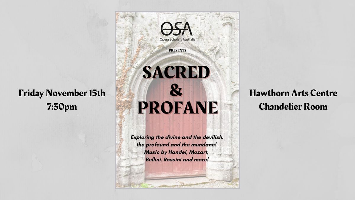 Sacred & Profane 