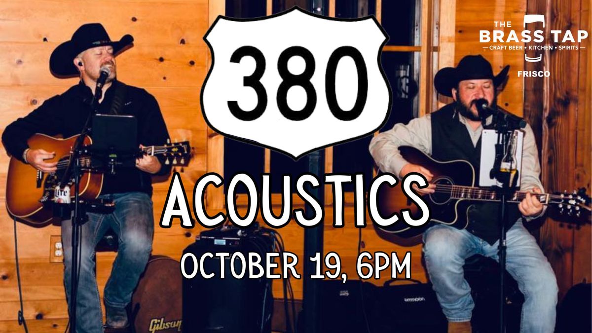 Live Music by 380 Acoustics! \ud83c\udfb6\ud83c\udf7b