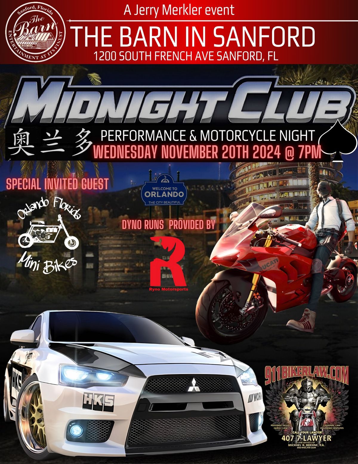 Midnight club bike night