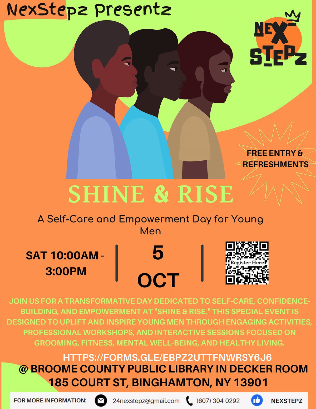 Shine & Rise: Young Men's Empowerment Event