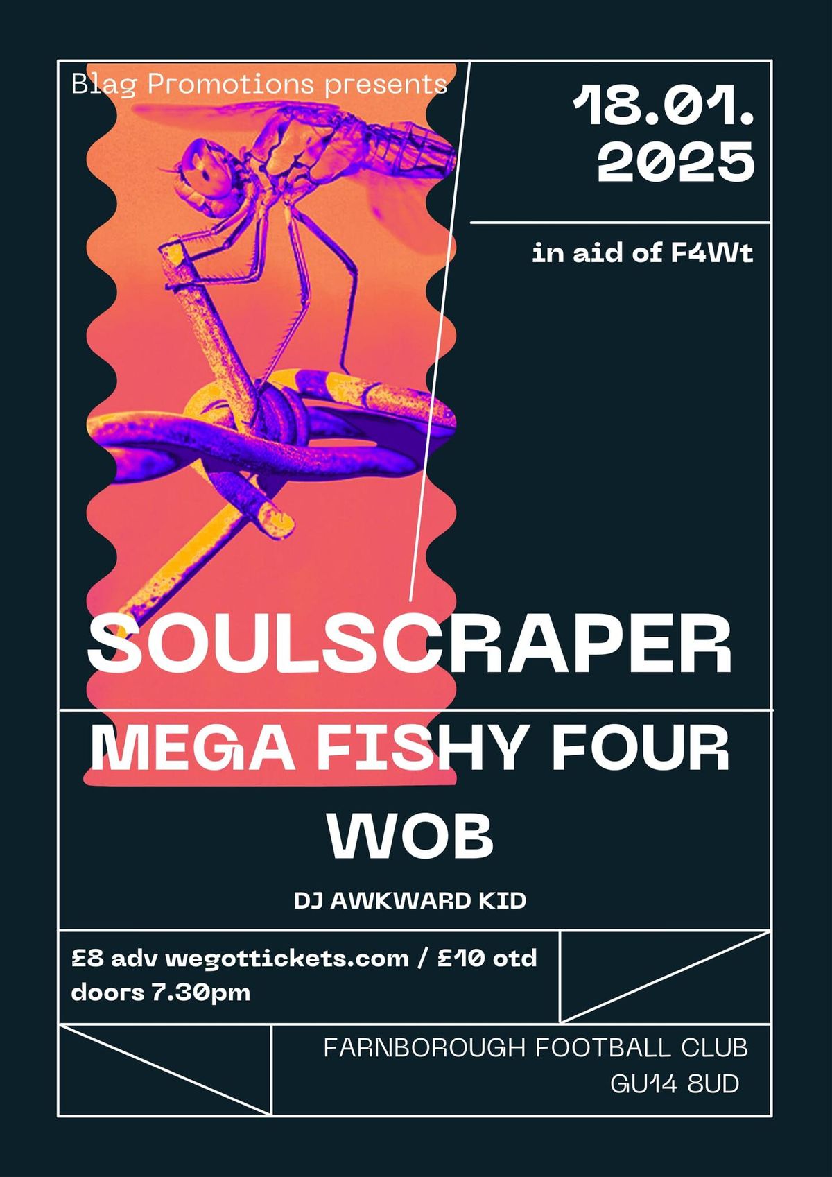 Soulscraper + Mega Fishy Four (Mega City Four tribute) + Wob