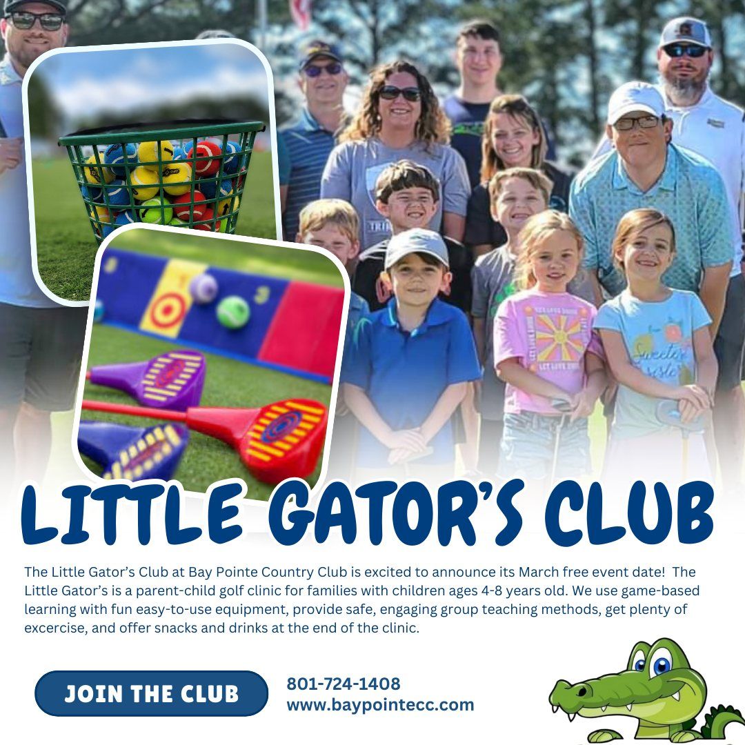 Little Gator\u2019s Club Parent-Child Spring Break Clinic