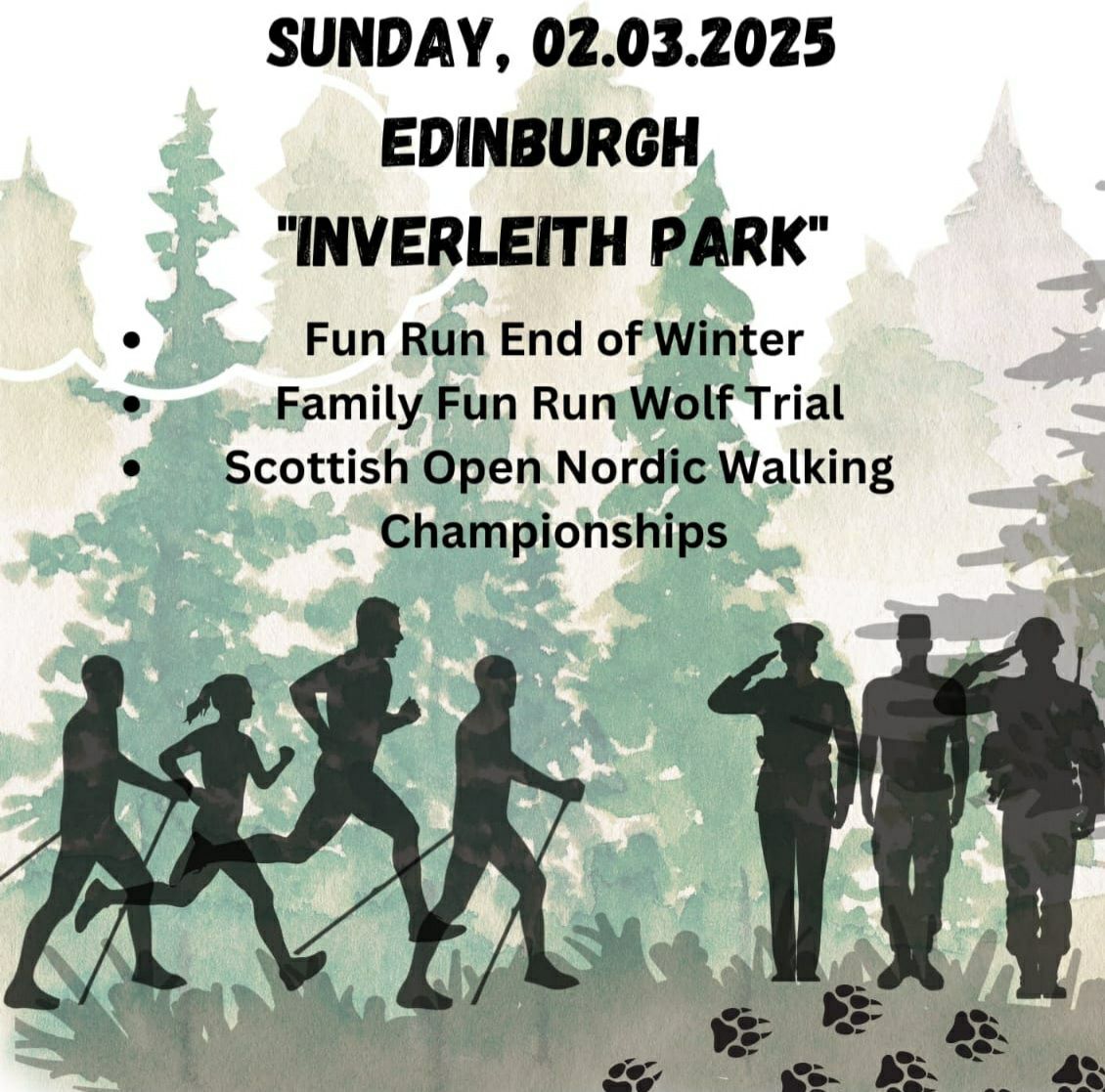 Charity Run & Walk "WOLF TRAIL" Edinburgh