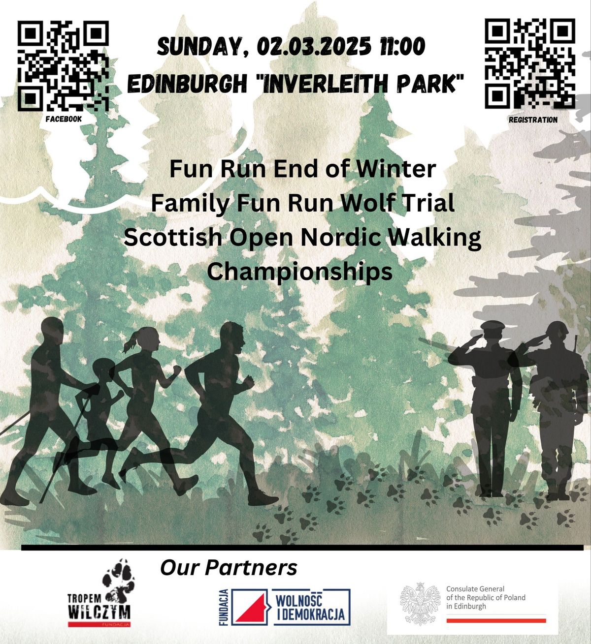 Charity Run & Walk "WOLF TRAIL" Edinburgh