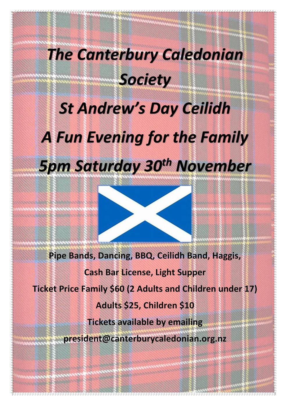 St Andrews Day Ceilidh