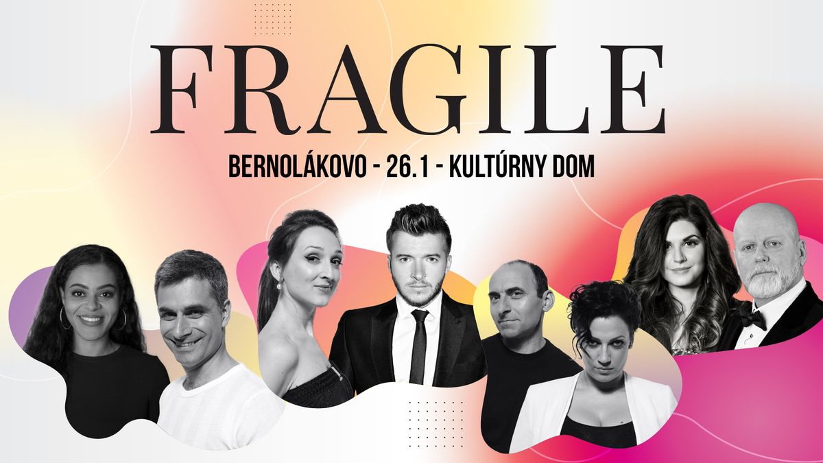 Fragile SK koncert - Bernol\u00e1kovo - Kult\u00farny dom