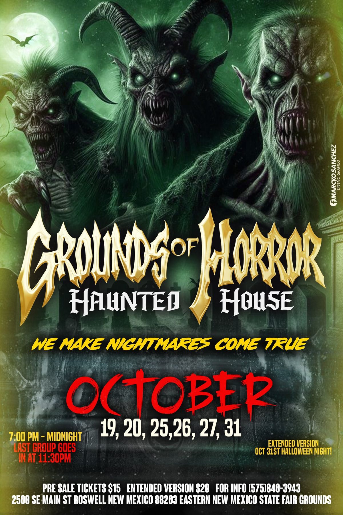 GROUNDS OF HORROR HAUNTED HOUSE EXTENDED VERSION