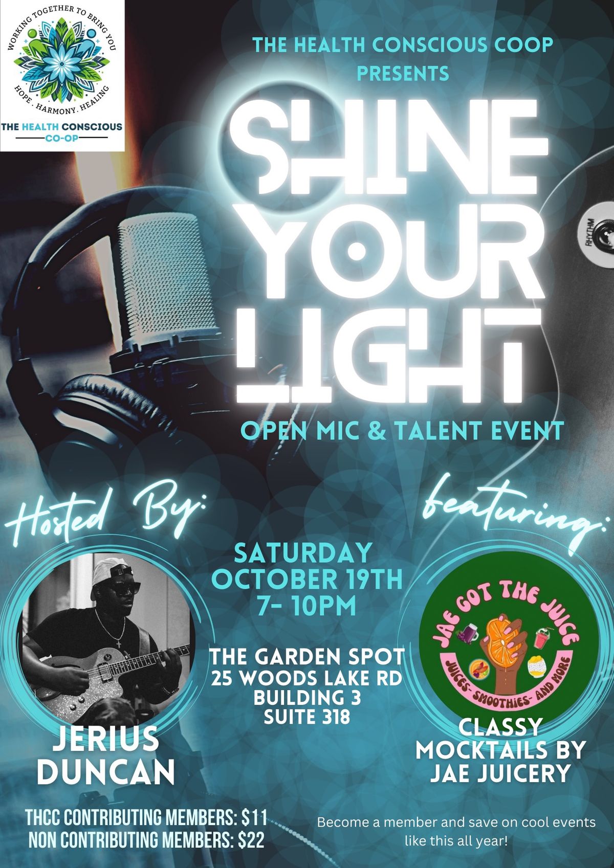 Shine Your Light Open Mic\ud83c\udfa4