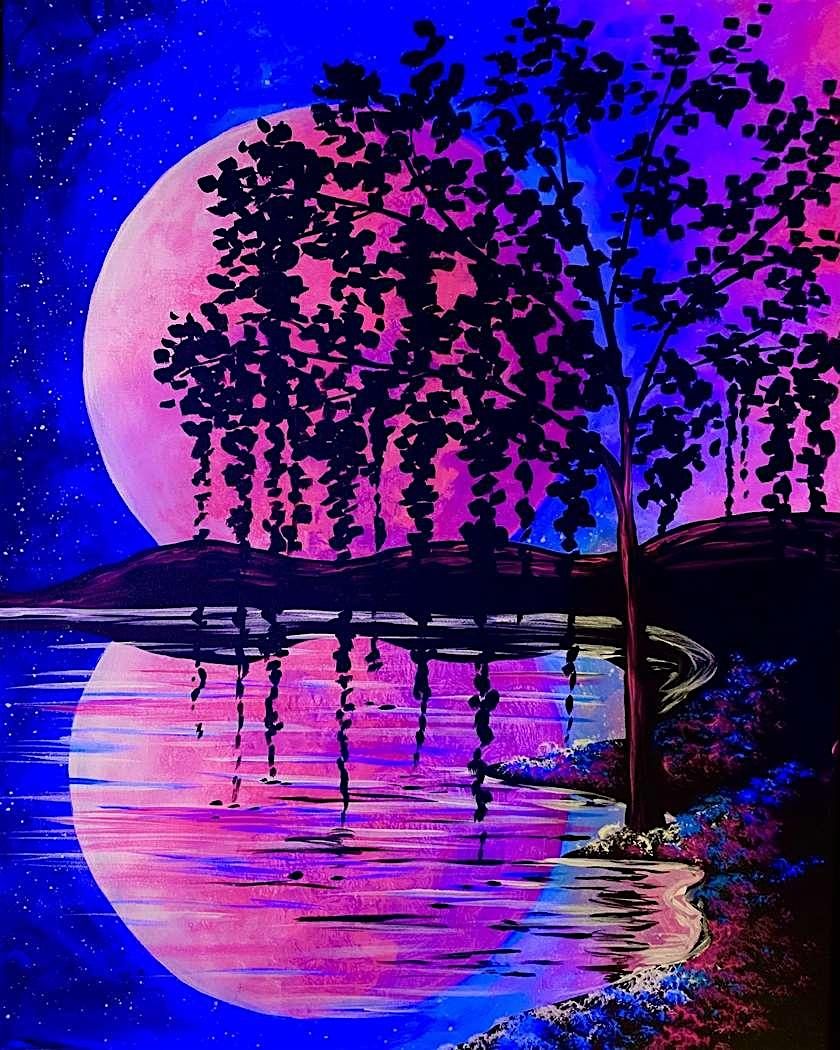 Black Light Sip and Paint Event - Glowing Willow - St. Charles, IL ...