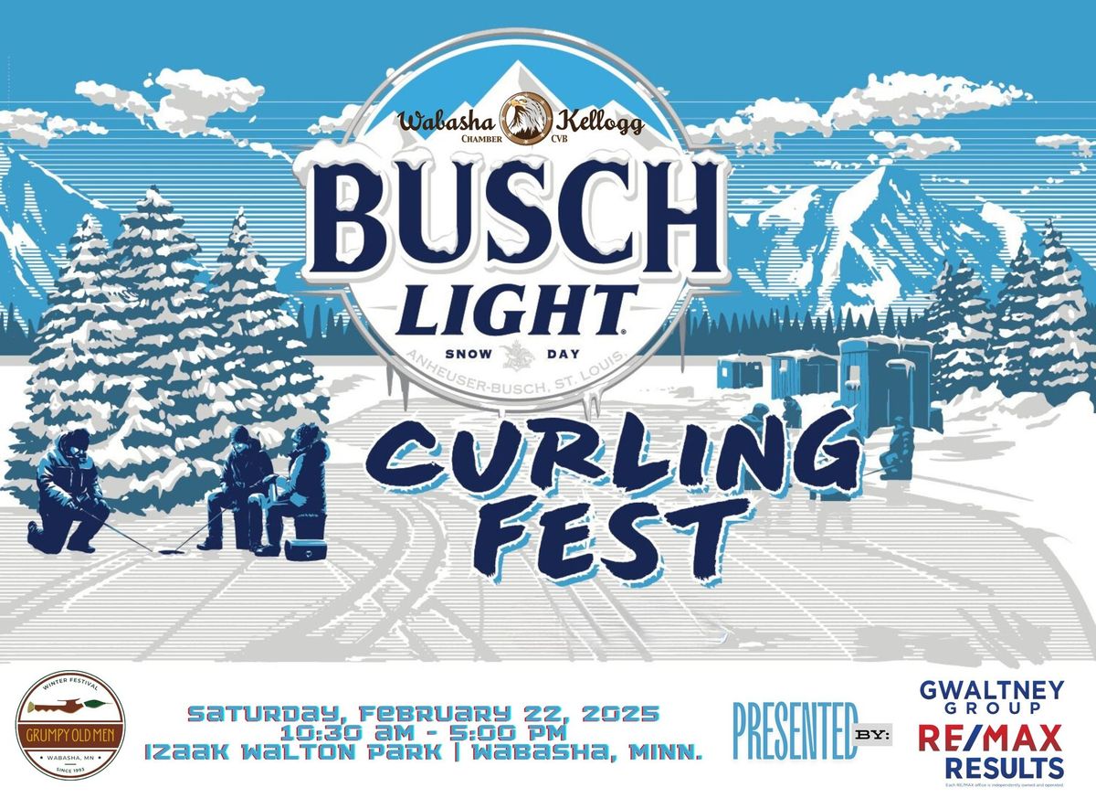 Busch Light Curling at the 32nd Annual Grumpy Old Men Winter Festival presented by Gwaltney Group!