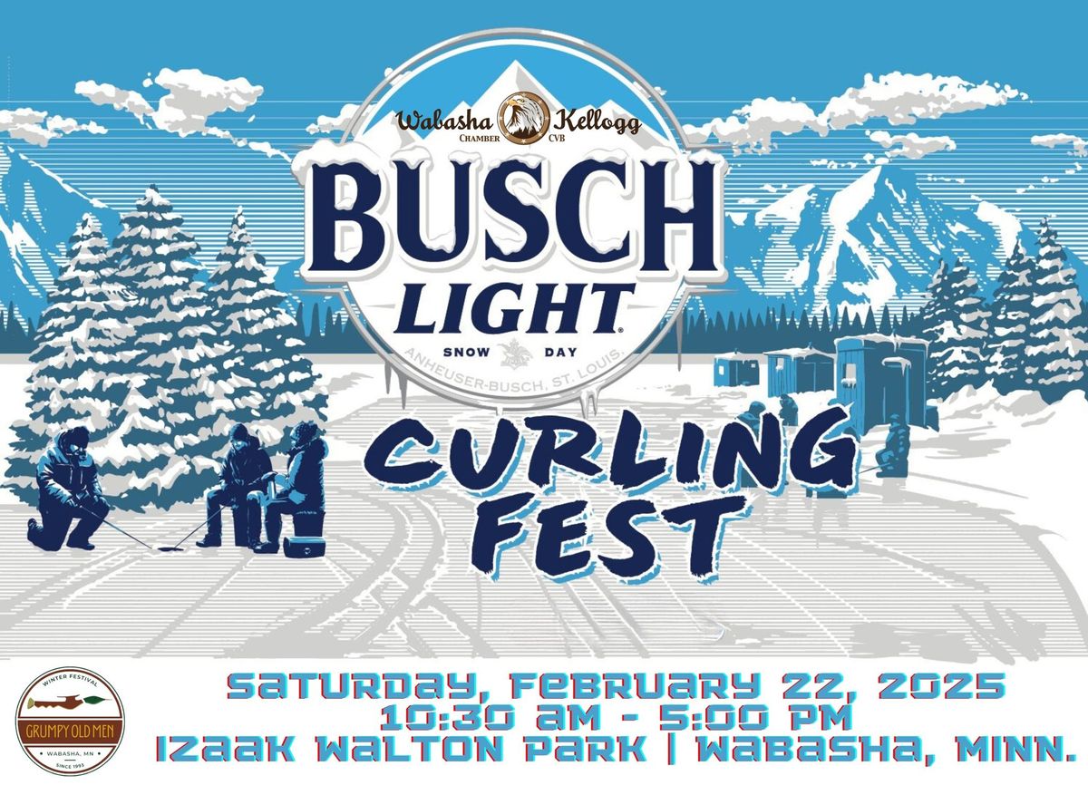 Busch Light Curling at the 32nd Annual Grumpy Old Men Winter Festival!