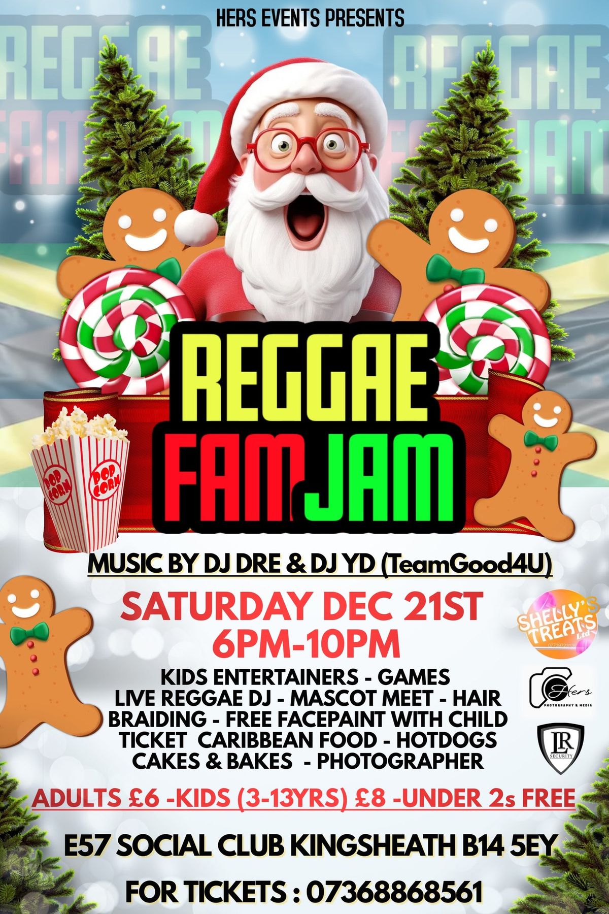 Reggae Fam Jam - Christmas Edition - Hers Events 