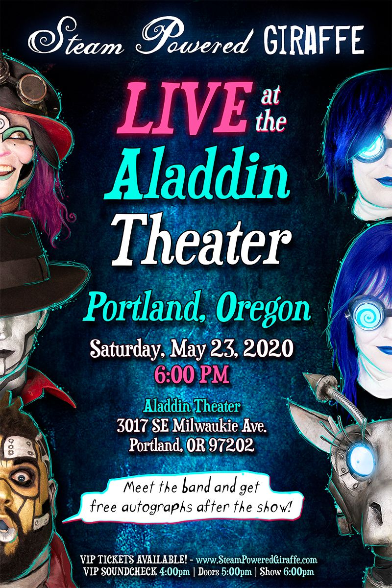 Steam Powered Giraffe at Aladdin Theater