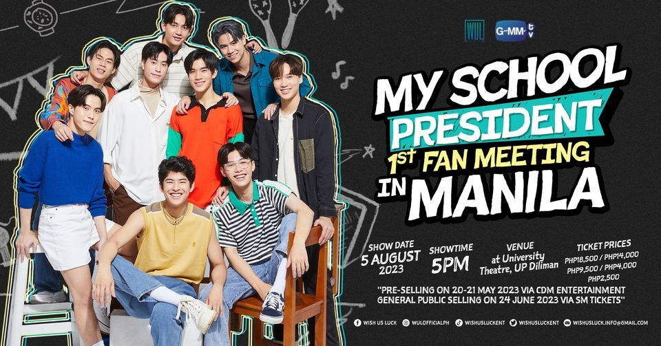 My School President 1st Fan Meeting in Manila 2023