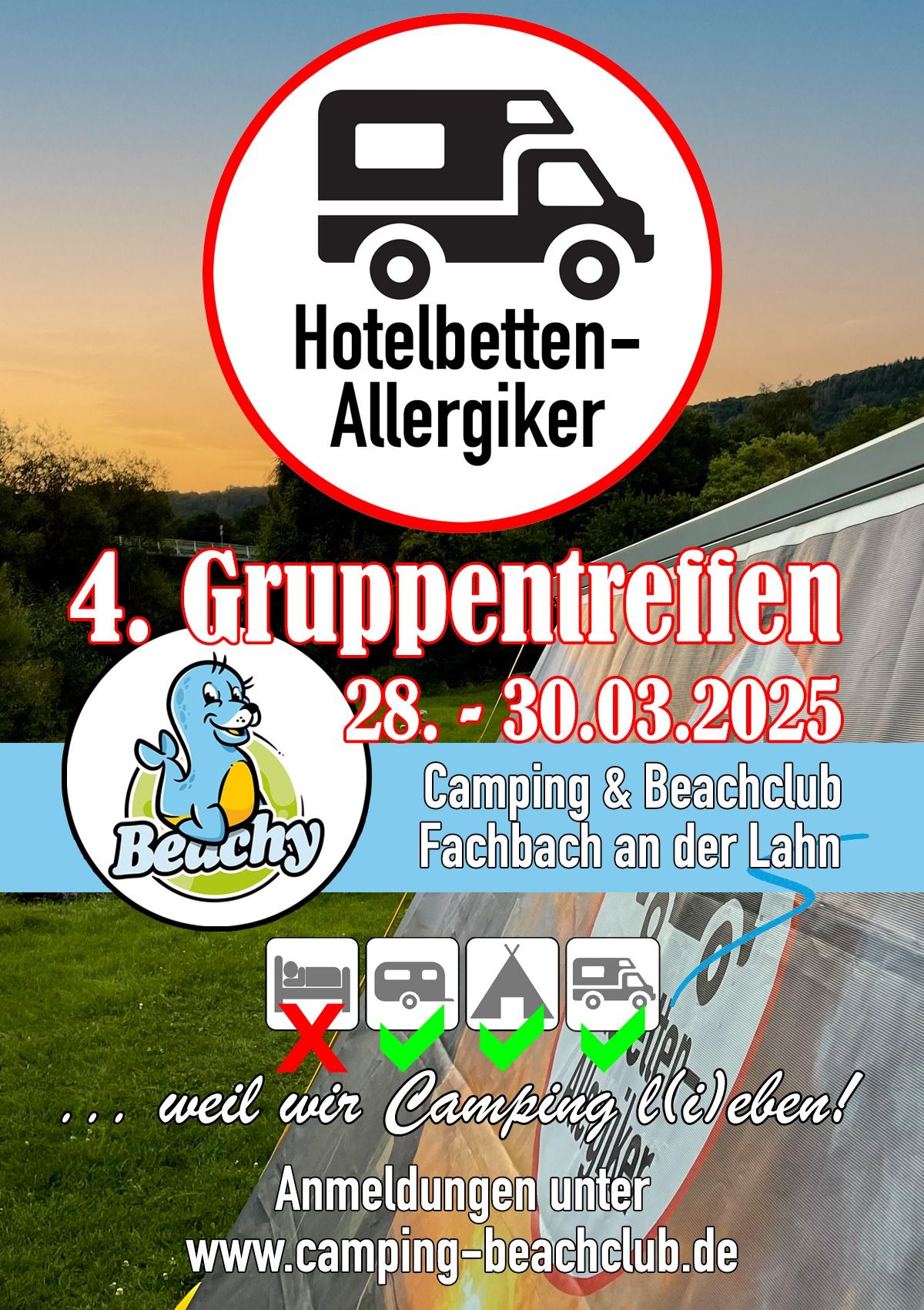 4. Gruppentreffen der Hotelbetten-Allergiker