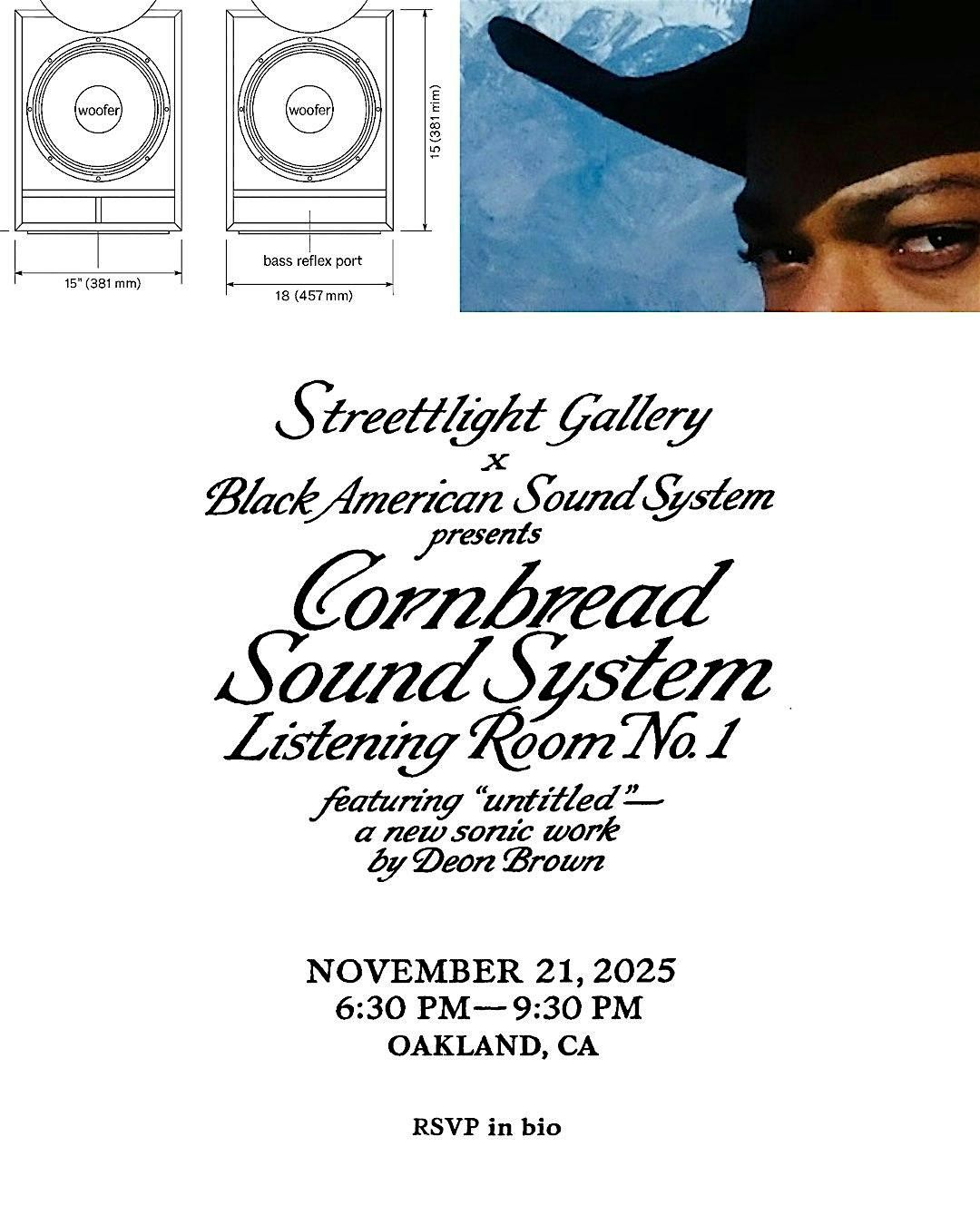 Streetlight Gallery x Black American Sound System \u2014 Cornbread Sound System: