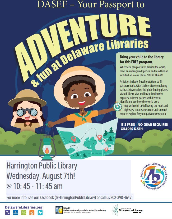 Your Passport to...Adventure & Fun @ Delaware Libraries [presented by: DASEF]