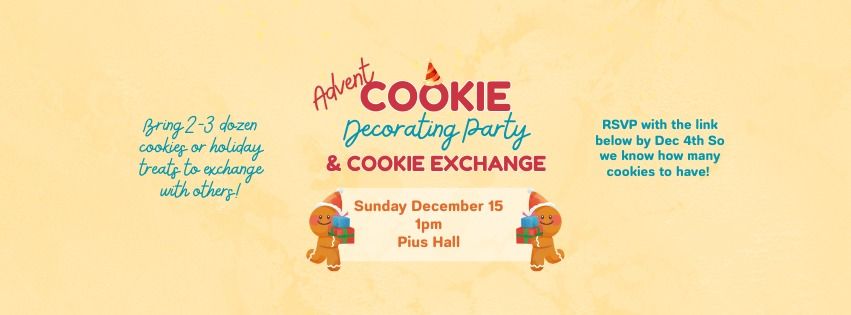 Advent Cookie Decorating & Cookie\/Holiday Treat Exchange