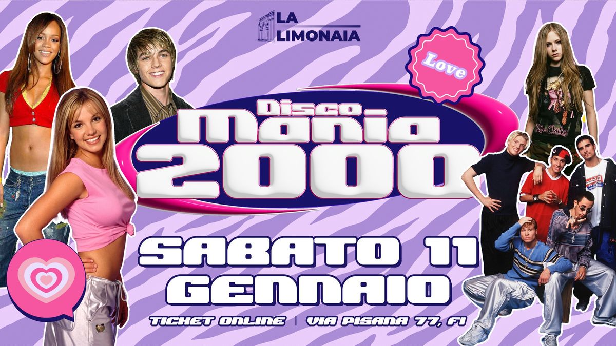 DISCO MANIA 2000 Party \u2022 FIRENZE \u2022 La Limonaia Strozzi